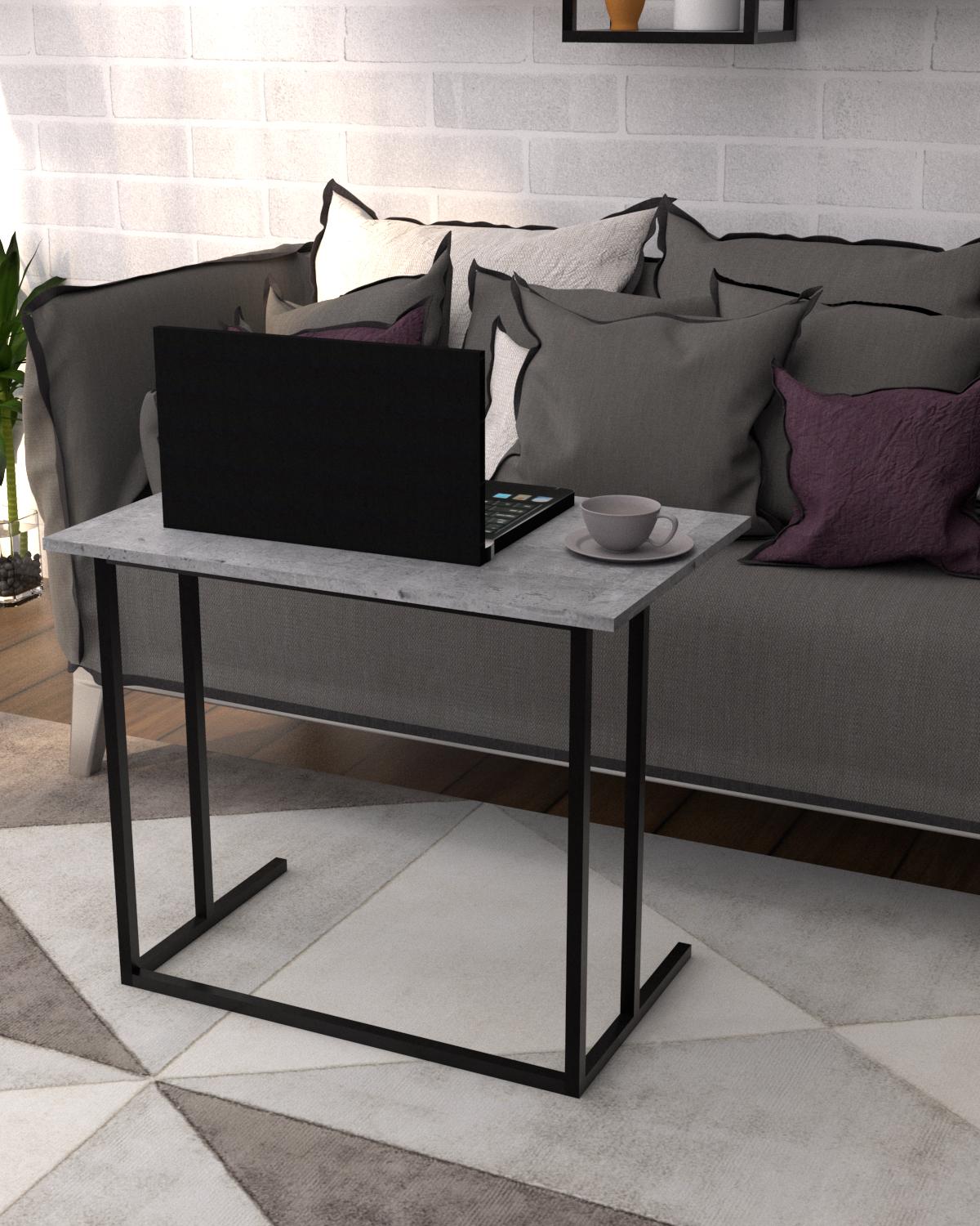 Столик приставний EcoLoft Тавіо в стилі лофт (DSP-1306-10)