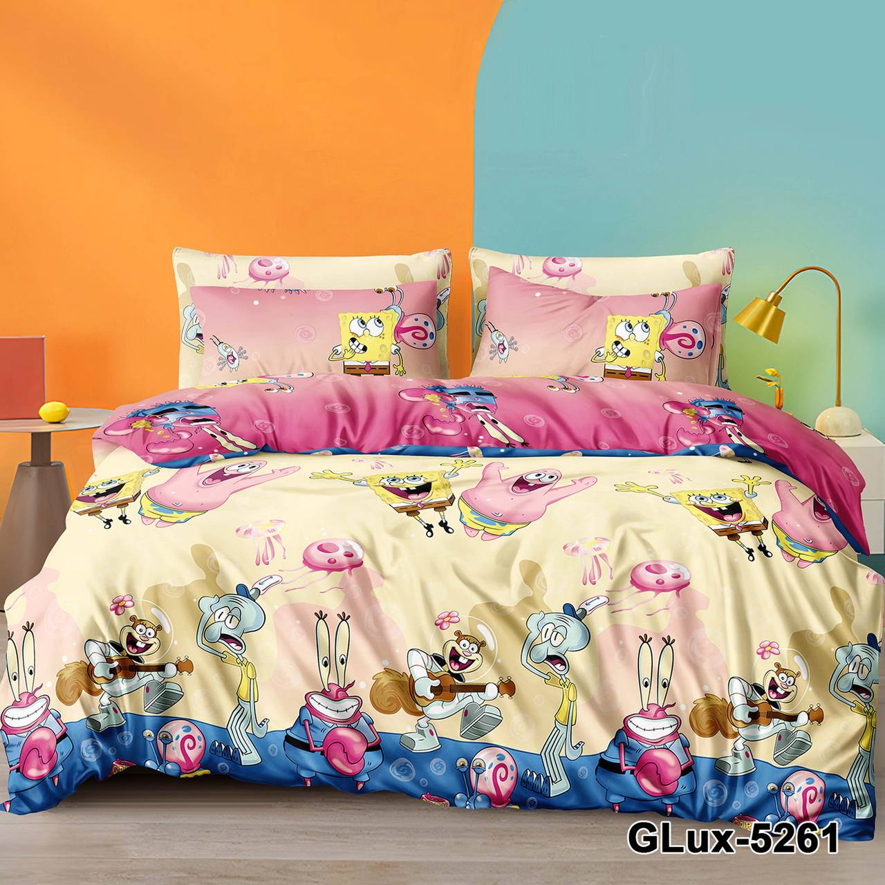 Комплект постельного белья детский Спанч Боб полуторный (G-5261/1.0)