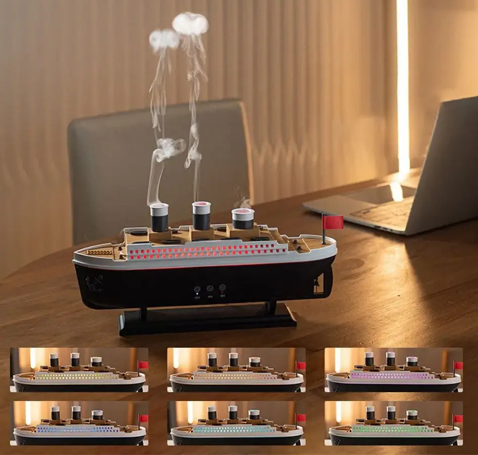 Увлажнитель воздуха Корабль RGB с пультом (27489800) - фото 4