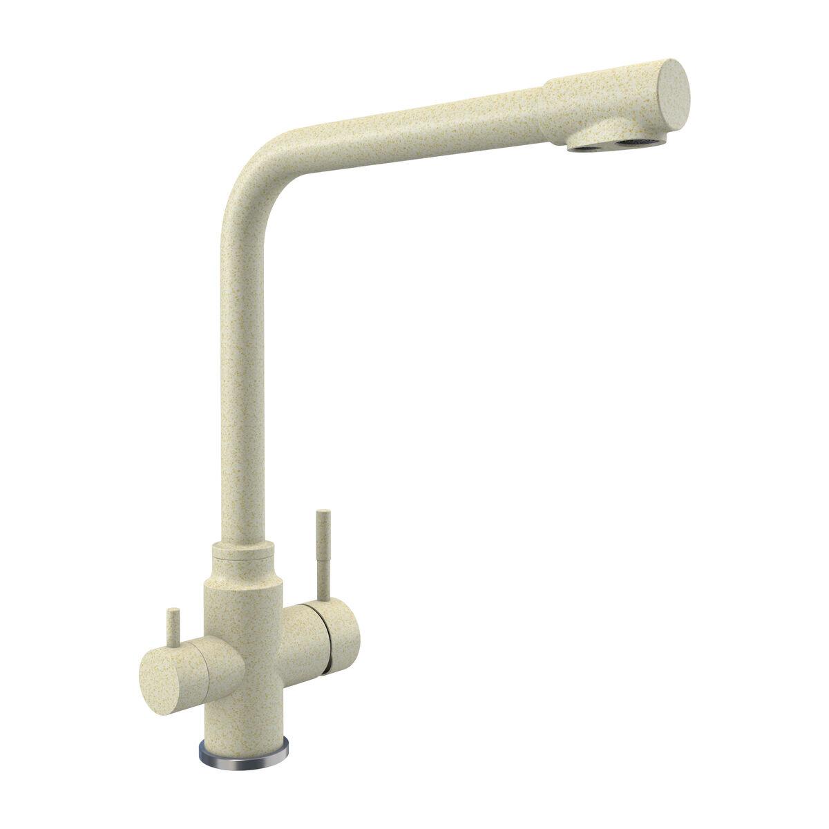 Смеситель для кухни под фильтр Platinum KT 8201 8626 двухрычажный Песочный (PLTM-SP000033367) Смеситель для кухни под фильтр Platinum KT 8201 8626 двухрычажный Песочный (PLTM-SP000033367)