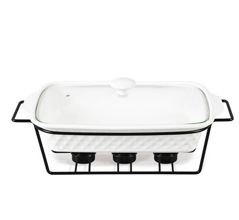 Марміт керамічний прямокутний Maestro 2,5 л Білий (MR-11659-73)