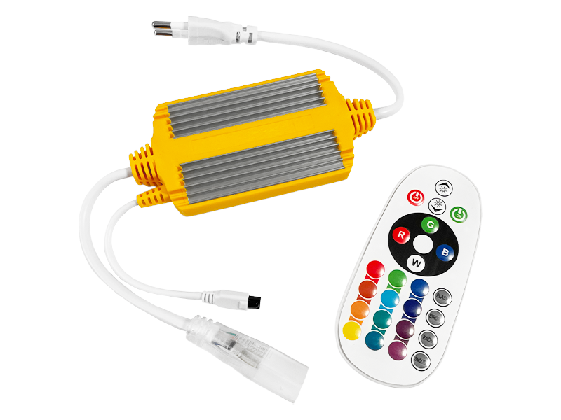 Адаптер-контроллер AVT для светодиодной ленты RGB с пультом управления 220V 1500W IP68 12 мм (22282498)