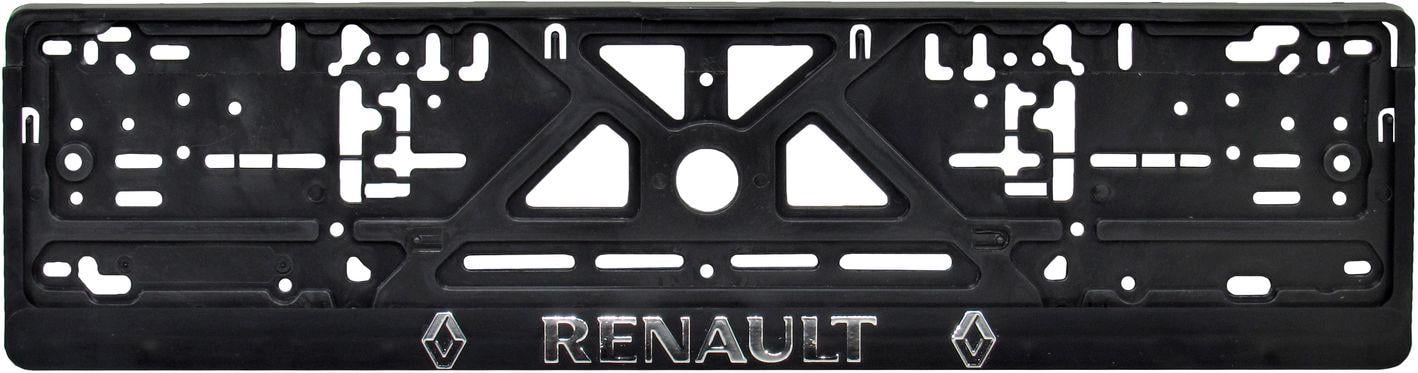 Рамка номерного знака CarLife объемные буквы Renault (NH45)