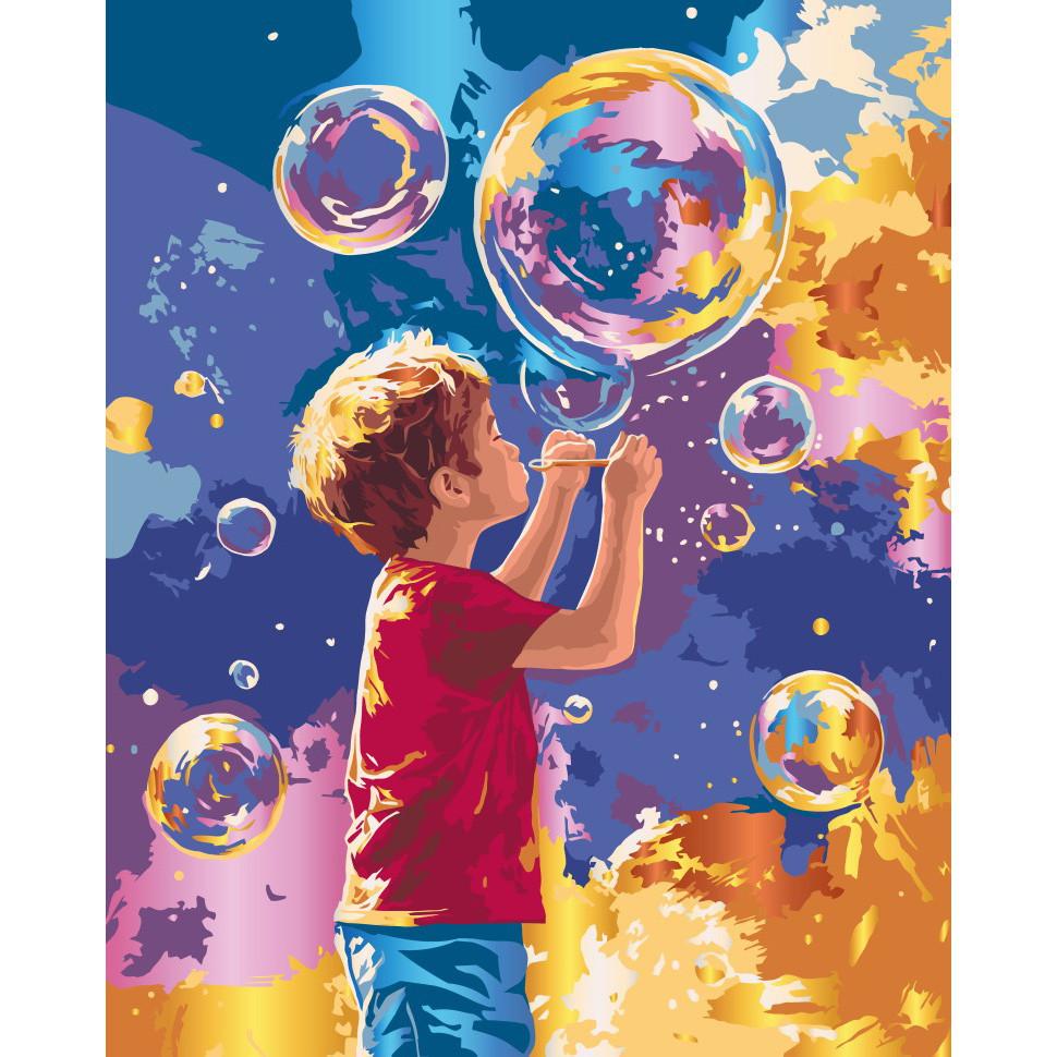 Картина по номерам ART CRAFT Яркие пузыри с металлизированными красками 40x50 см (10449-AC)