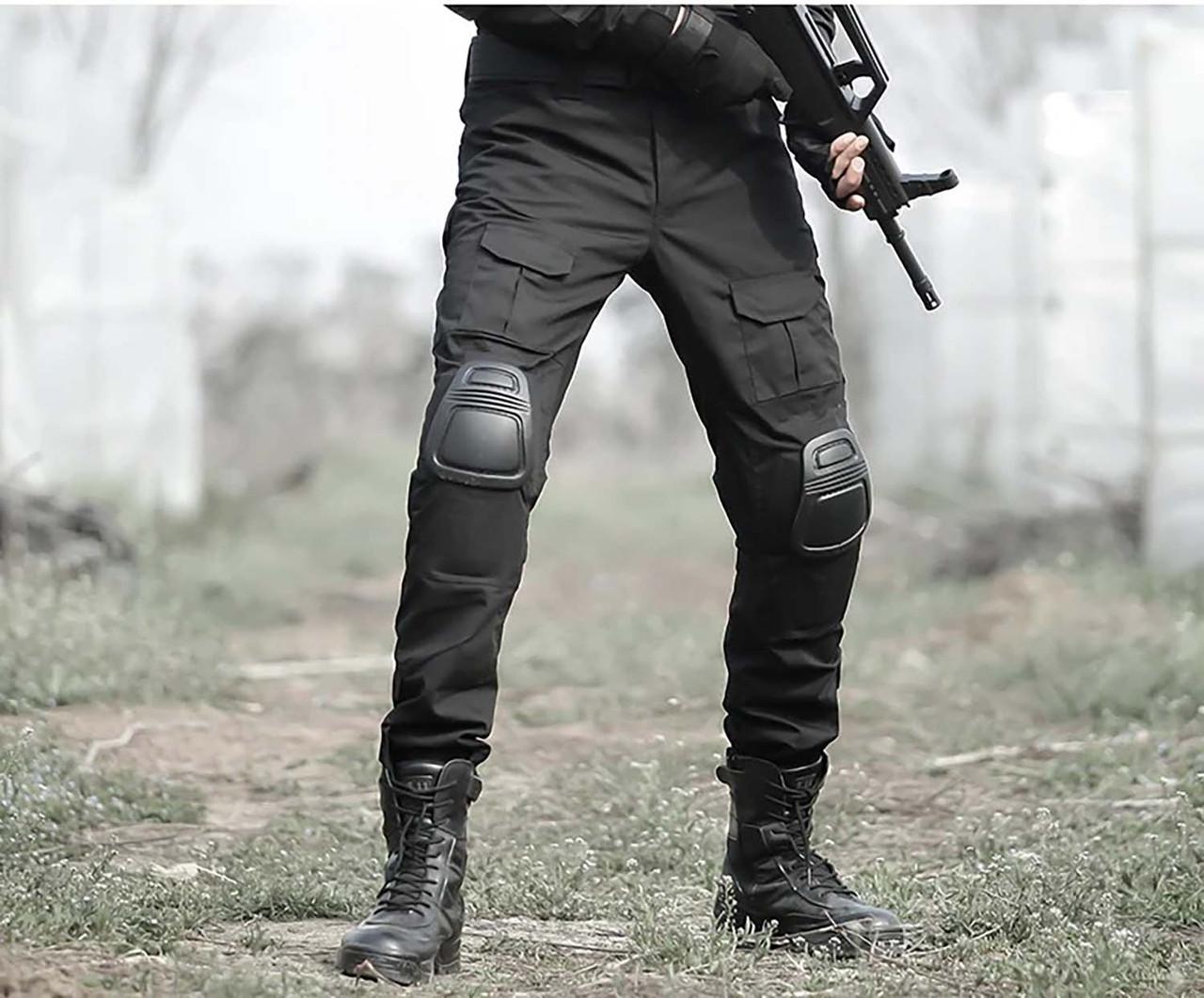 Брюки мужские рипстоп с наколенниками XXL Черный - фото 4