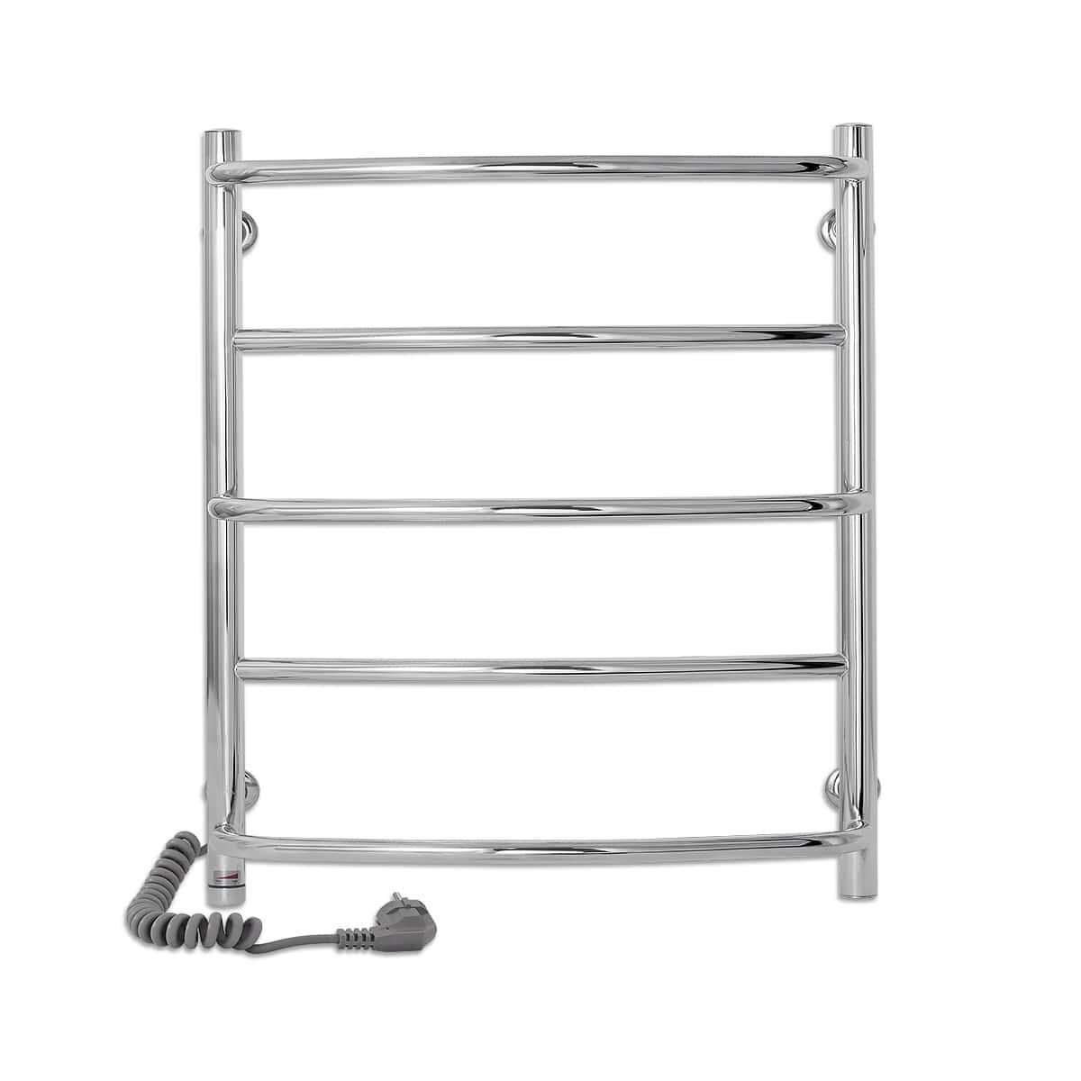 Полотенцесушитель электрический для ванной Laris Евромикс П5 с сенсорным управлением из нержавеющей стали 450х500 Е сенсор Хром(147-127-73207674)