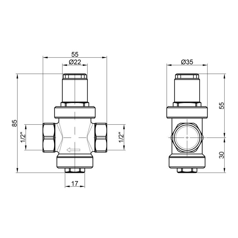 Редуктор Icma 1/2" №248 - фото 2