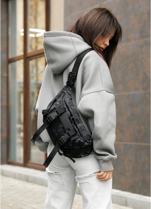 Бананка жіноча водостійка з підкладкою Чорний (28523996) - фото 2 Бананка жіноча водостійка з підкладкою Чорний (28523996) - фото 2