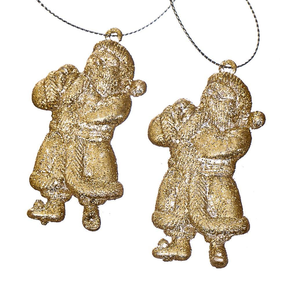 Набор украшений Elisey Золотые фигурки Деда Мороза 6 шт. (013NR/gold)