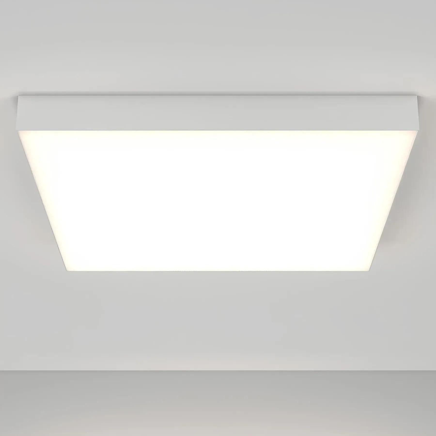Потолочная LED-люстра Sirius квадрат 3000/6500К IP20 GLD-23415 WT 36W Белый (29177034)