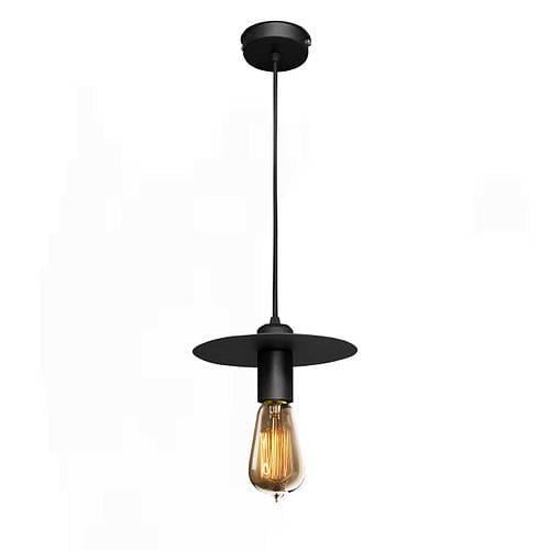 Підвісний світильник MSK Electric Disk NL-2009 у стилі лофт E27 40 Вт IP 20 Червоний (1269247397)