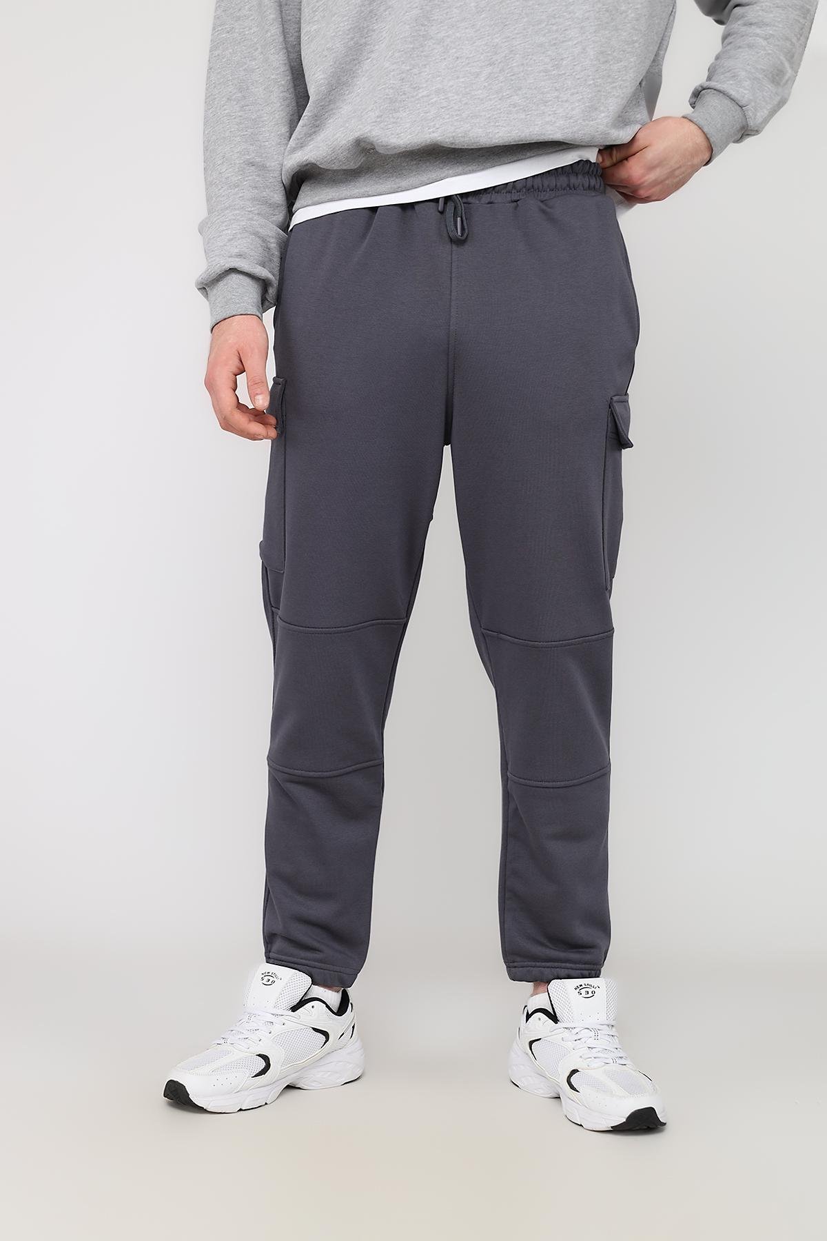 Брюки спортивные мужские ЦБ-00286345 р. 54 Графит (SKT001090194) Брюки спортивные мужские ЦБ-00286345 р. 54 Графит (SKT001090194)