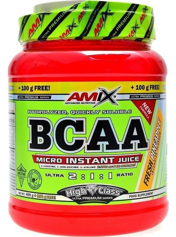 Амінокислота BCAA для спорту Amix Nutrition BCAA Micro Instant Juice 400+100 г 50 порцій Pineapple