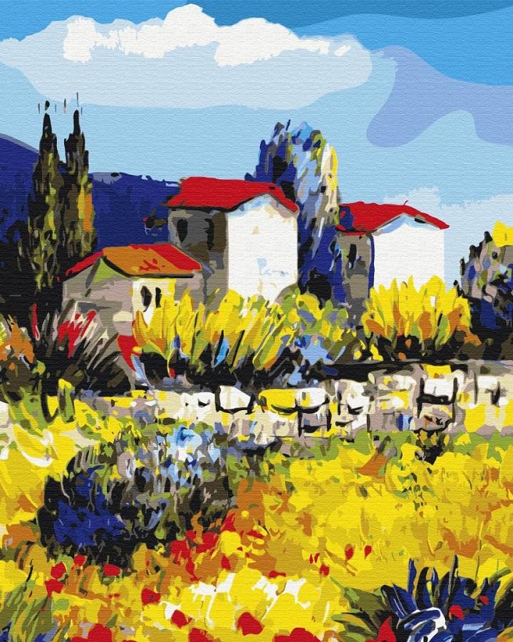 Картина по номерам Провинция маслом (BS51428)