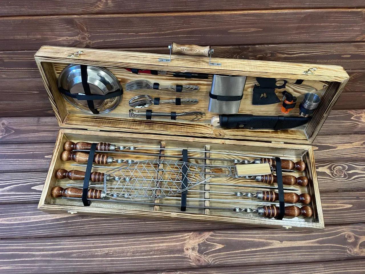 Набор шампуров FISHER в кейсе (10644966) - фото 2