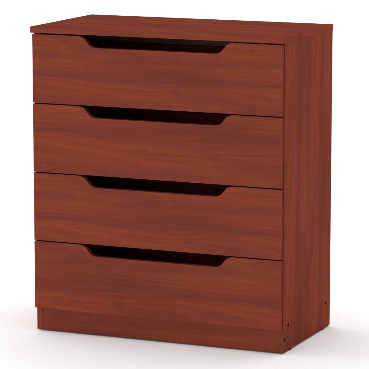 Комод Компаніт без ручок з 4 шухлядами Яблуня (26966253) Комод Компаніт без ручок з 4 шухлядами Яблуня (26966253)