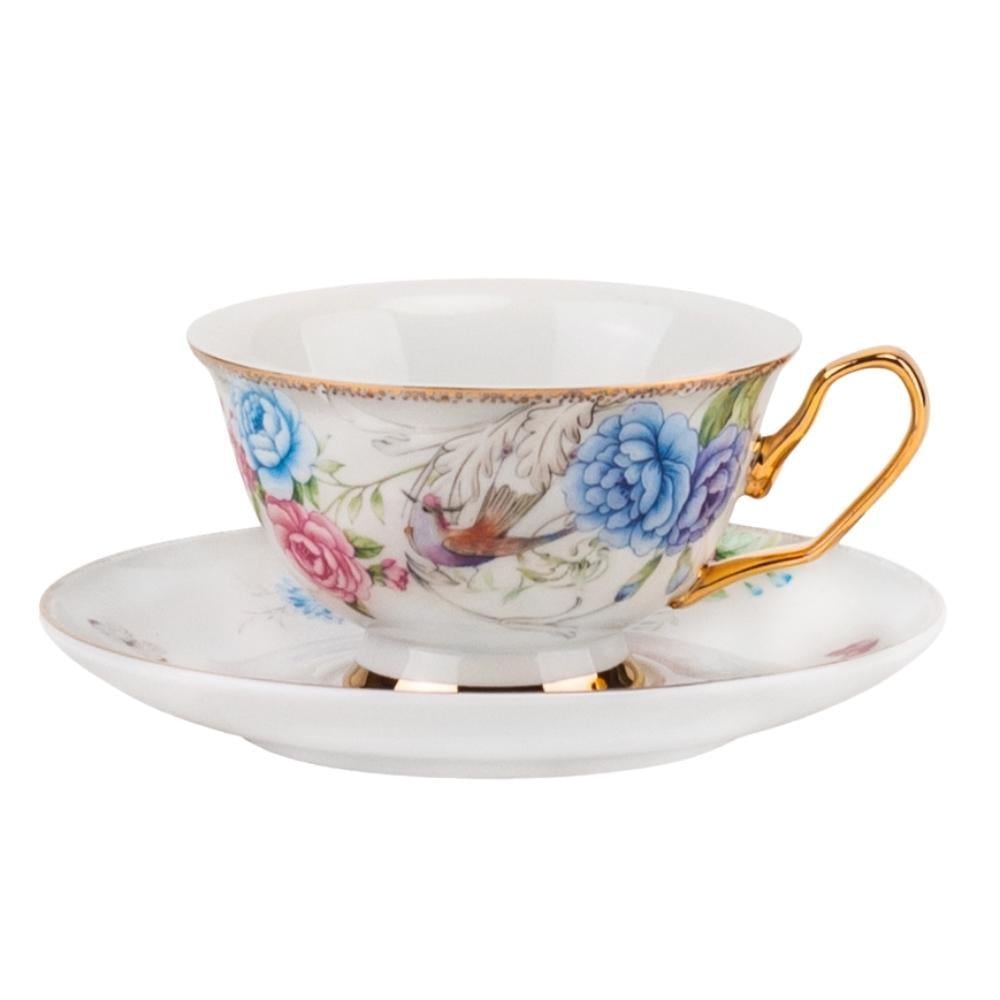 Чашка фарфоровая с блюдцем Modern Royal Sip 200 мл