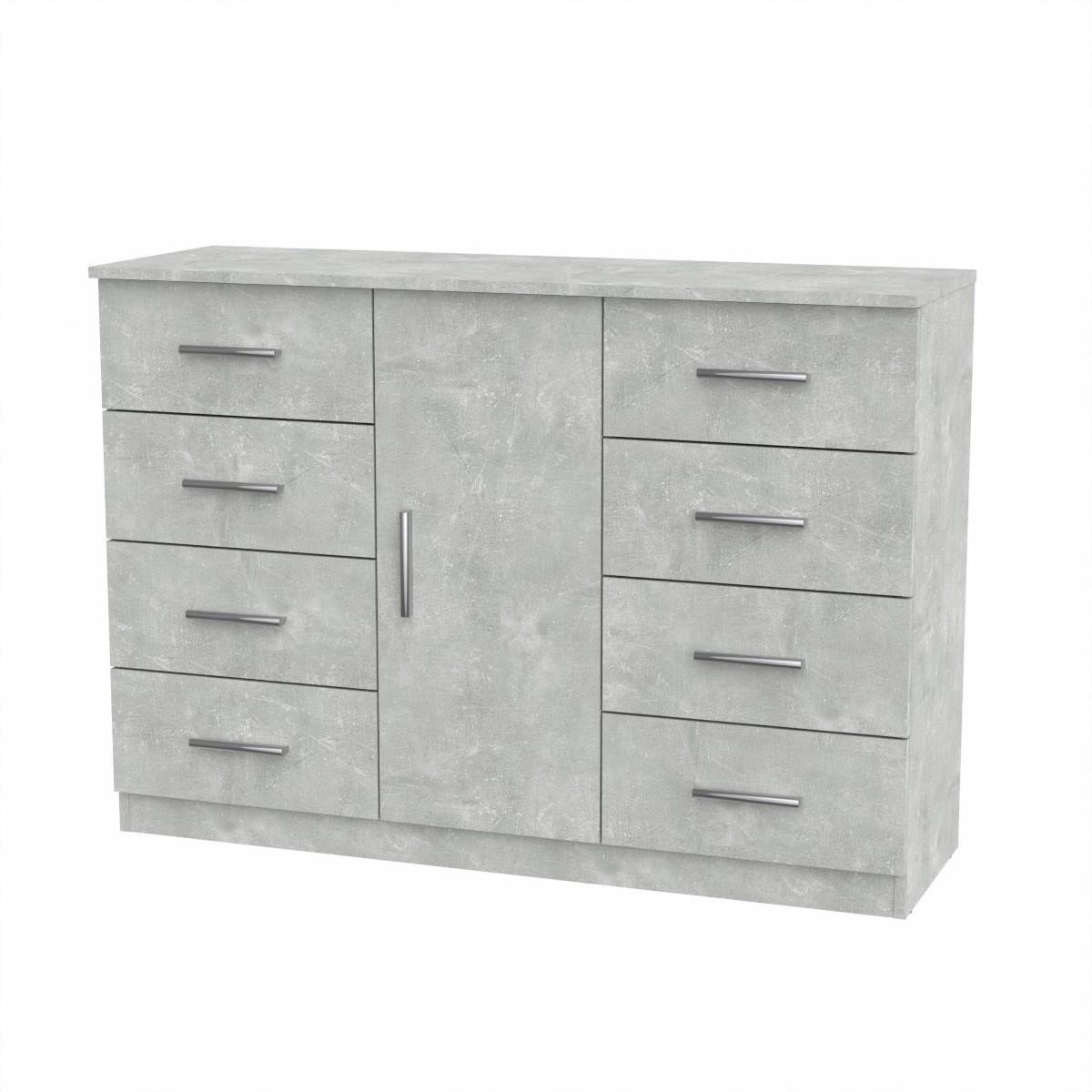 Комод Компанит с ящиками и дверцей Ателье светлый (26981515) - фото 1 Комод Компанит с ящиками и дверцей Ателье светлый (26981515) - фото 1