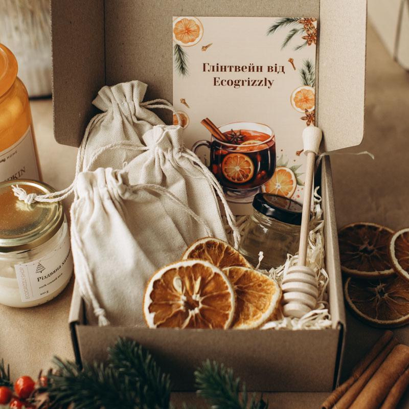 Подарочный набор пряностей для глинтвейна с медом (24600355)