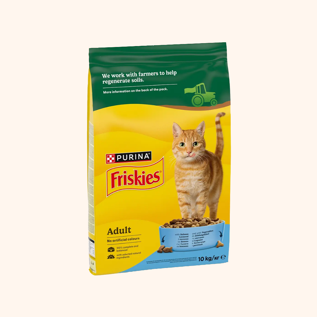 Корм для котів сухий Friskies зі смаком лосося