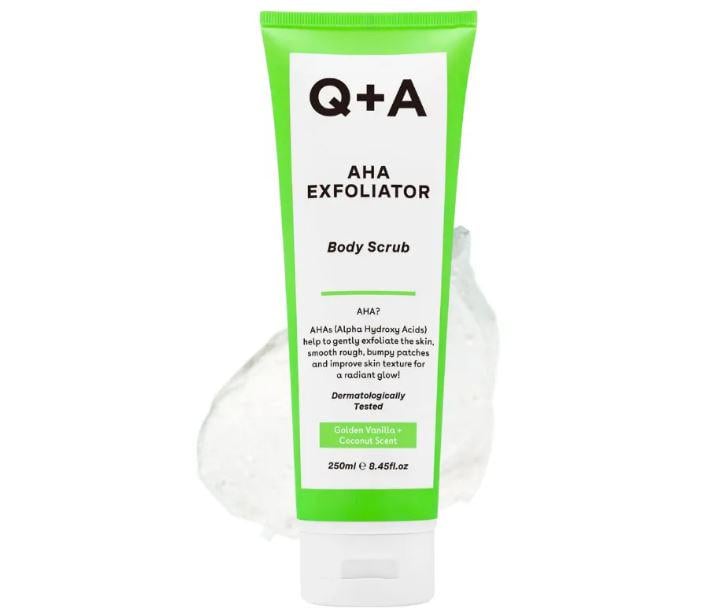 Скраб для тела Q+A AHA Exfoliator Body Scrub с AHA кислотами 250 мл (QA6265)