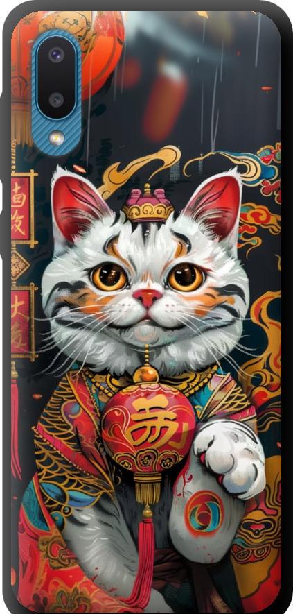 Чехол на Samsung Galaxy A02 A022G China Cat v2 (6135b-2260-42517)