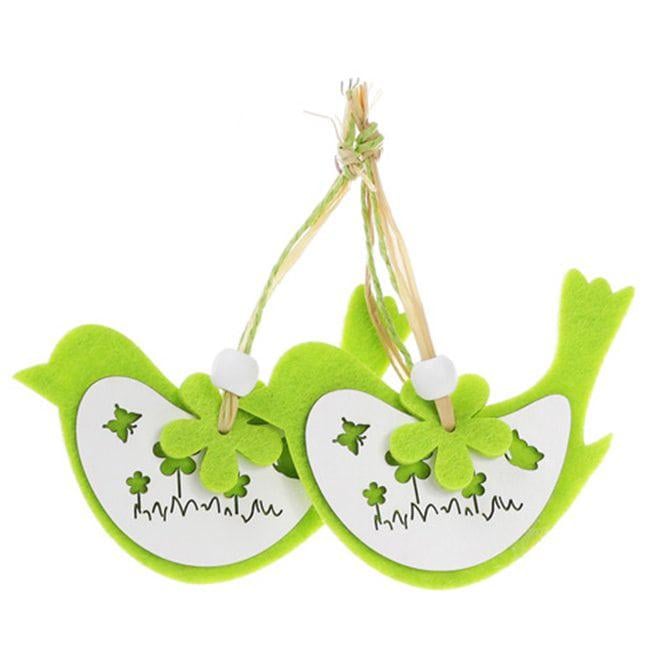 Набор пасхальных украшений на подвесе Flora Птичка 2 шт. (42050) Набор пасхальных украшений на подвесе Flora Птичка 2 шт. (42050)