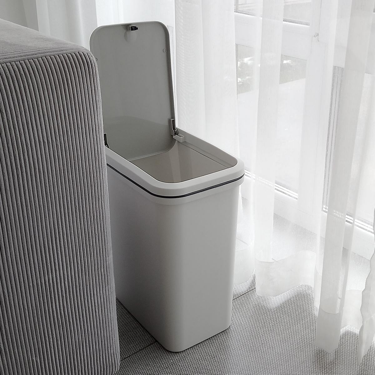 Ведро для мусора MVM BIN-04 10L GRAY с крышкой 10 л Серый (211356) - фото 7 Ведро для мусора MVM BIN-04 10L GRAY с крышкой 10 л Серый (211356) - фото 7