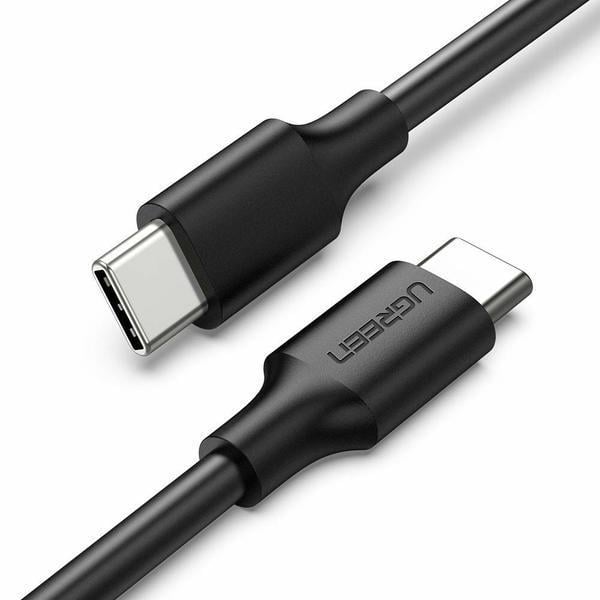 Кабель USB Type-C to Type-C Ugreen с поддержкой PD QC 3.0 0,5 м Черный