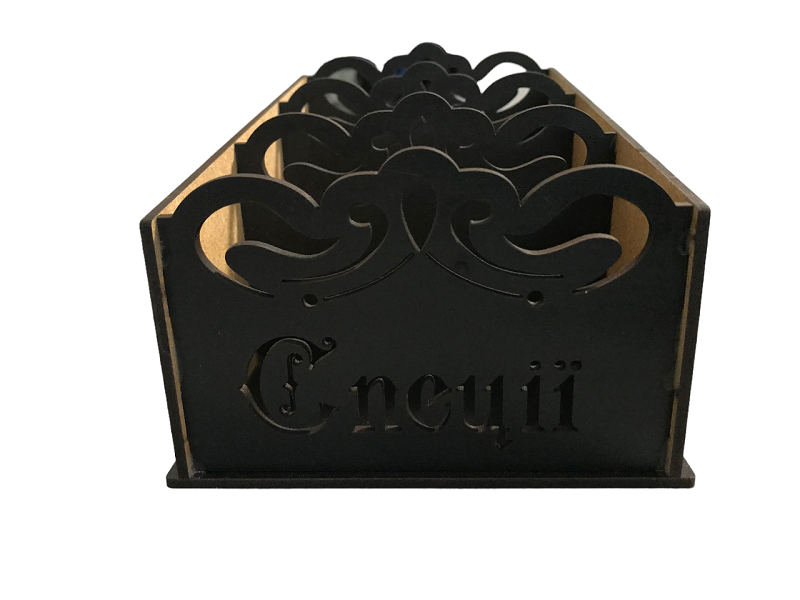 Коробка дерев'яна для спецій 22x13x10 см Чорний (13145290) Коробка дерев'яна для спецій 22x13x10 см Чорний (13145290)