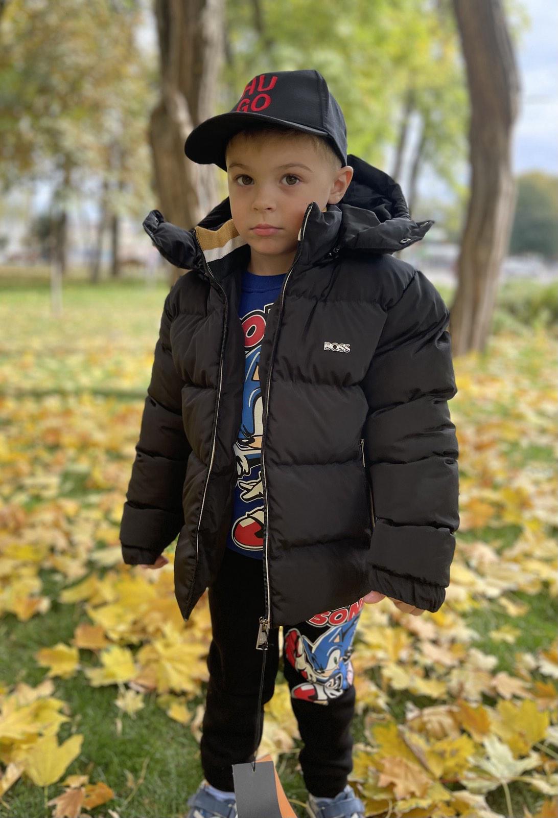 Куртка для мальчика BOSS зимняя 146-152 см Черный (30562751) Куртка для мальчика BOSS зимняя 146-152 см Черный (30562751)