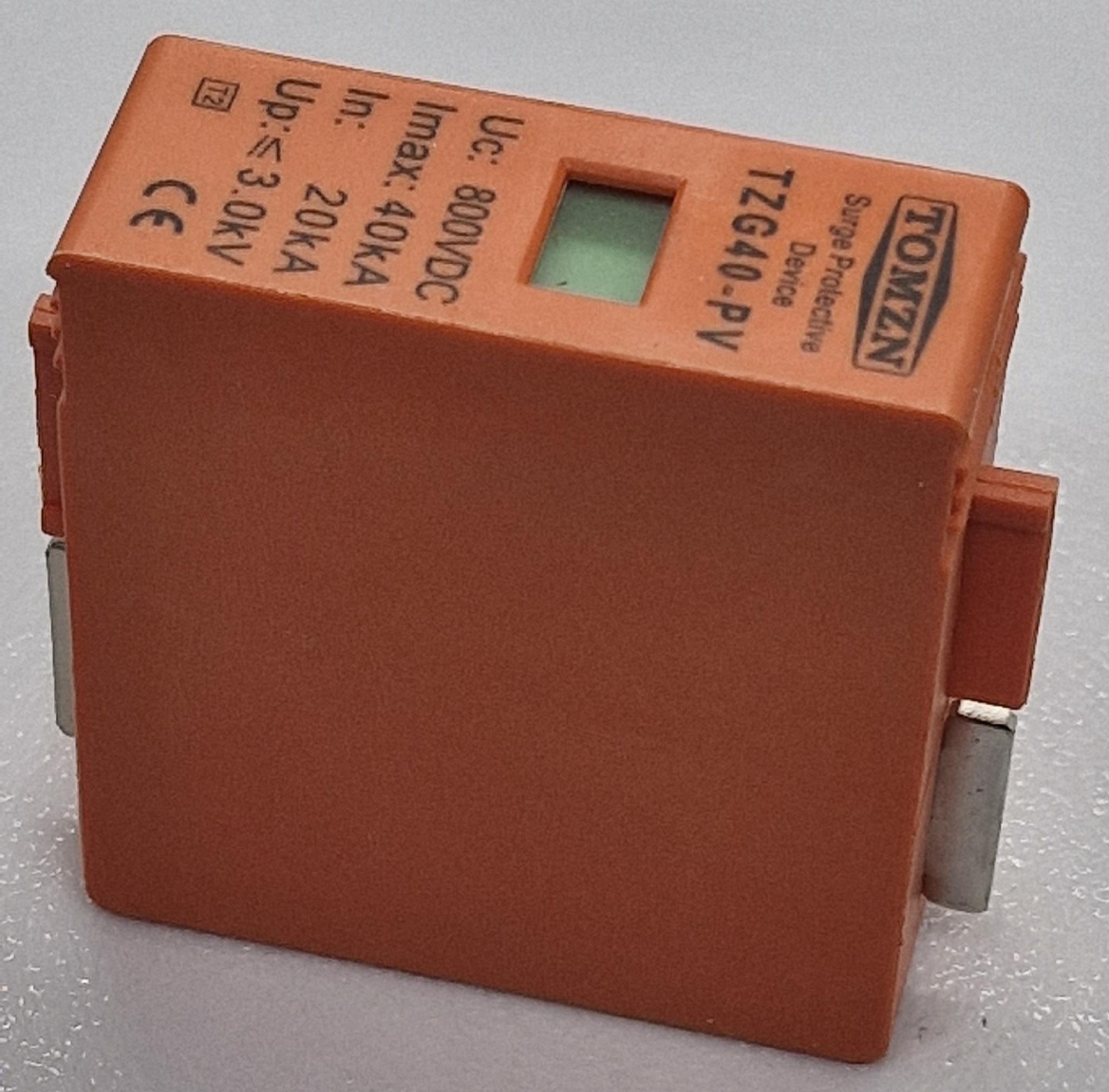 Вставка-вкладиш ПЗІП 800V DC TOMZN TZG40-PV 20-40KA блискавкозахист розрядник ПЗІП для сонячних панелей PV SPD постійного струму УЗІП - фото 4 Вставка-вкладиш ПЗІП 800V DC TOMZN TZG40-PV 20-40KA блискавкозахист розрядник ПЗІП для сонячних панелей PV SPD постійного струму УЗІП - фото 4