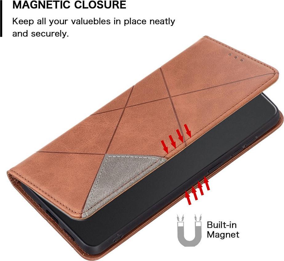 Чехол книжка SHLab Prisma Xiaomi Redmi 10C Brown (36308-30) - фото 4 Чехол книжка SHLab Prisma Xiaomi Redmi 10C Brown (36308-30) - фото 4