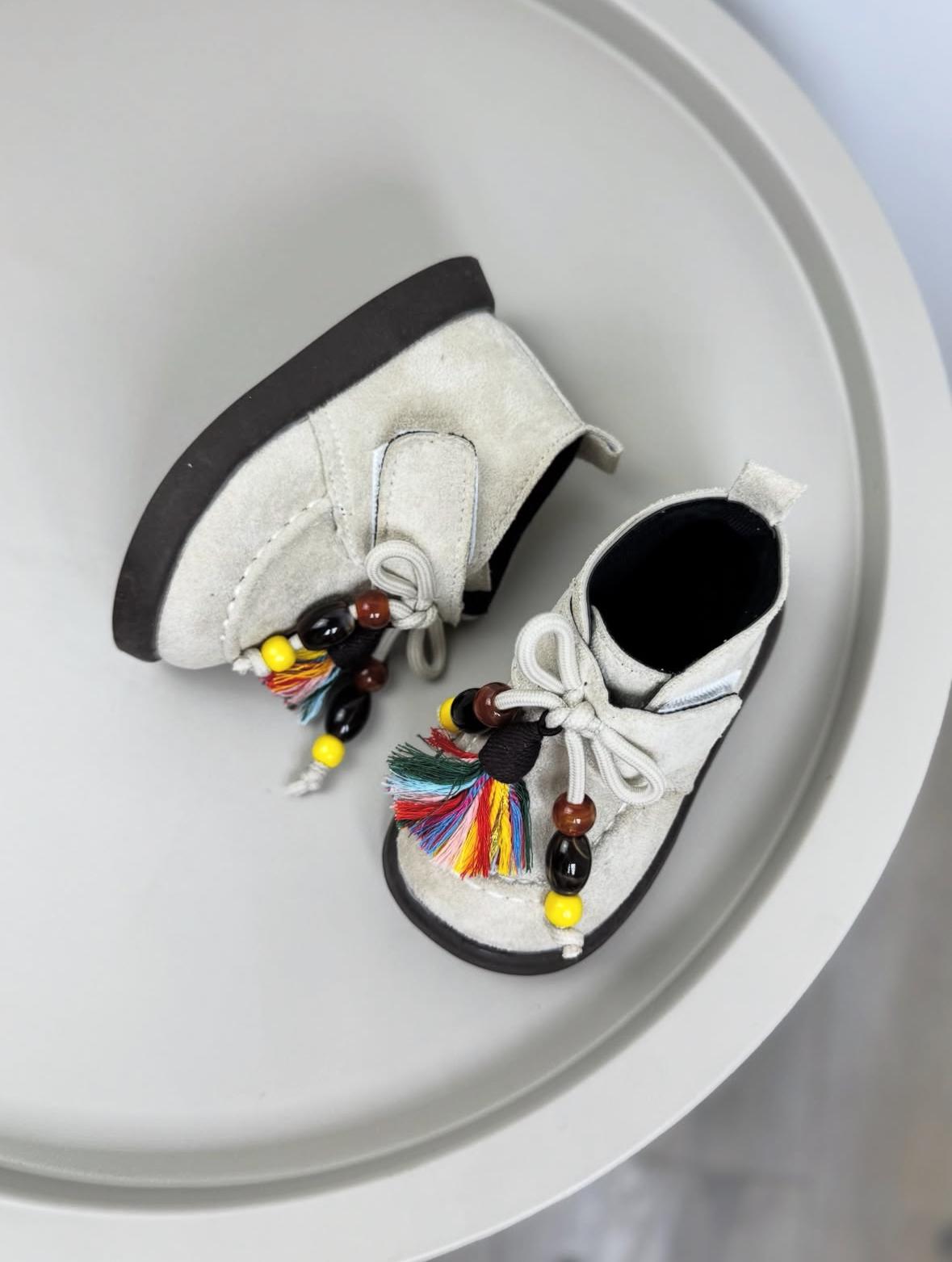 Ботинки детские осенние 1610 р. 23 Бежевый (29695663) - фото 4 Ботинки детские осенние 1610 р. 23 Бежевый (29695663) - фото 4