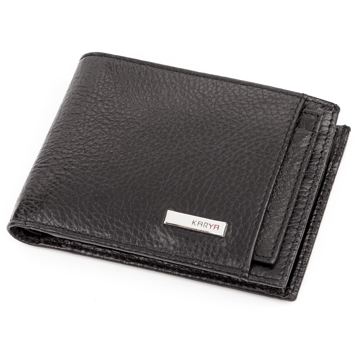 Портмоне Karya 17123 натуральная кожа Черный