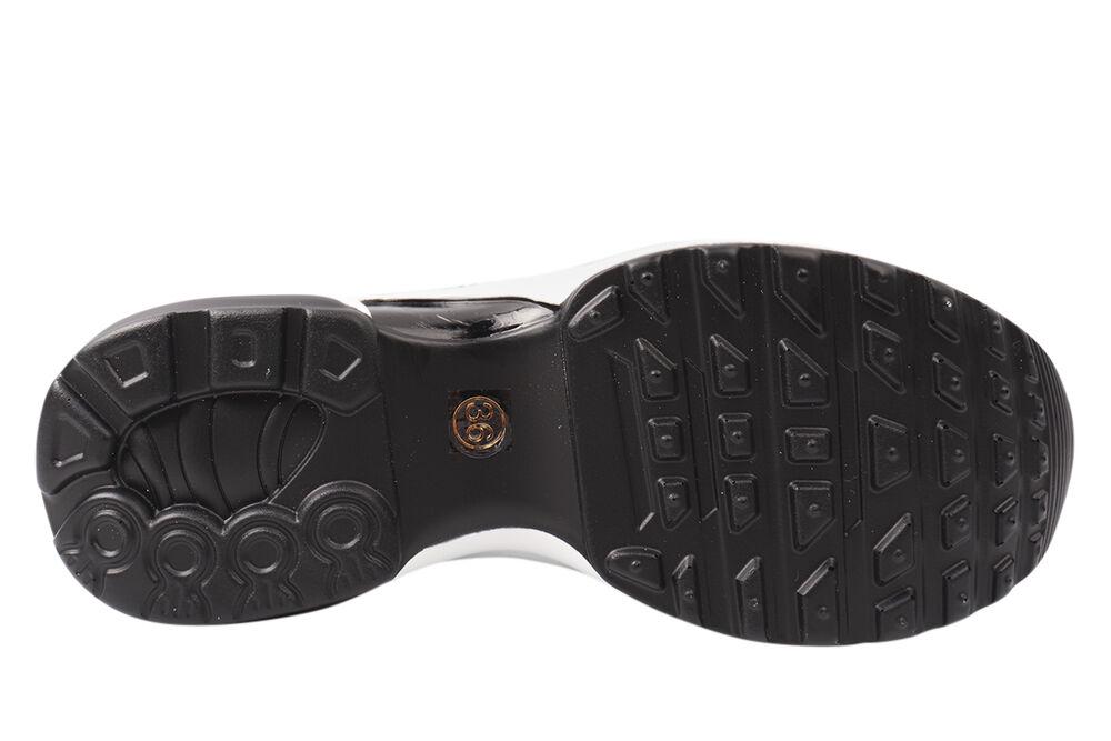 Кросівки жіночі Vikonty з текстилю на платформі р. 38 Чорний (255-21DKH) - фото 6