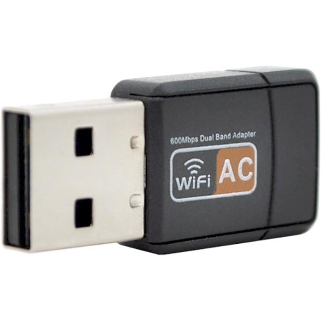 Бездротовий дводіапазонний мережний Wi-Fi адаптер PIX-LINK Wi-Fi USB LV-UAC09 Black (16153)