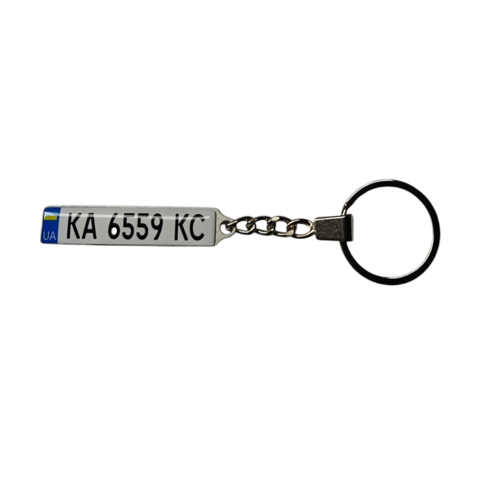 Брелок для автомобиля двухсторонний на подарок с принтом/с номером авто (1178835938)