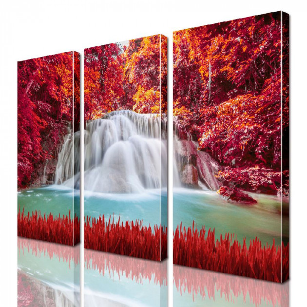 Картина модульна ArtStar Водоcпад ADNA0165 150х180 см 3 частини