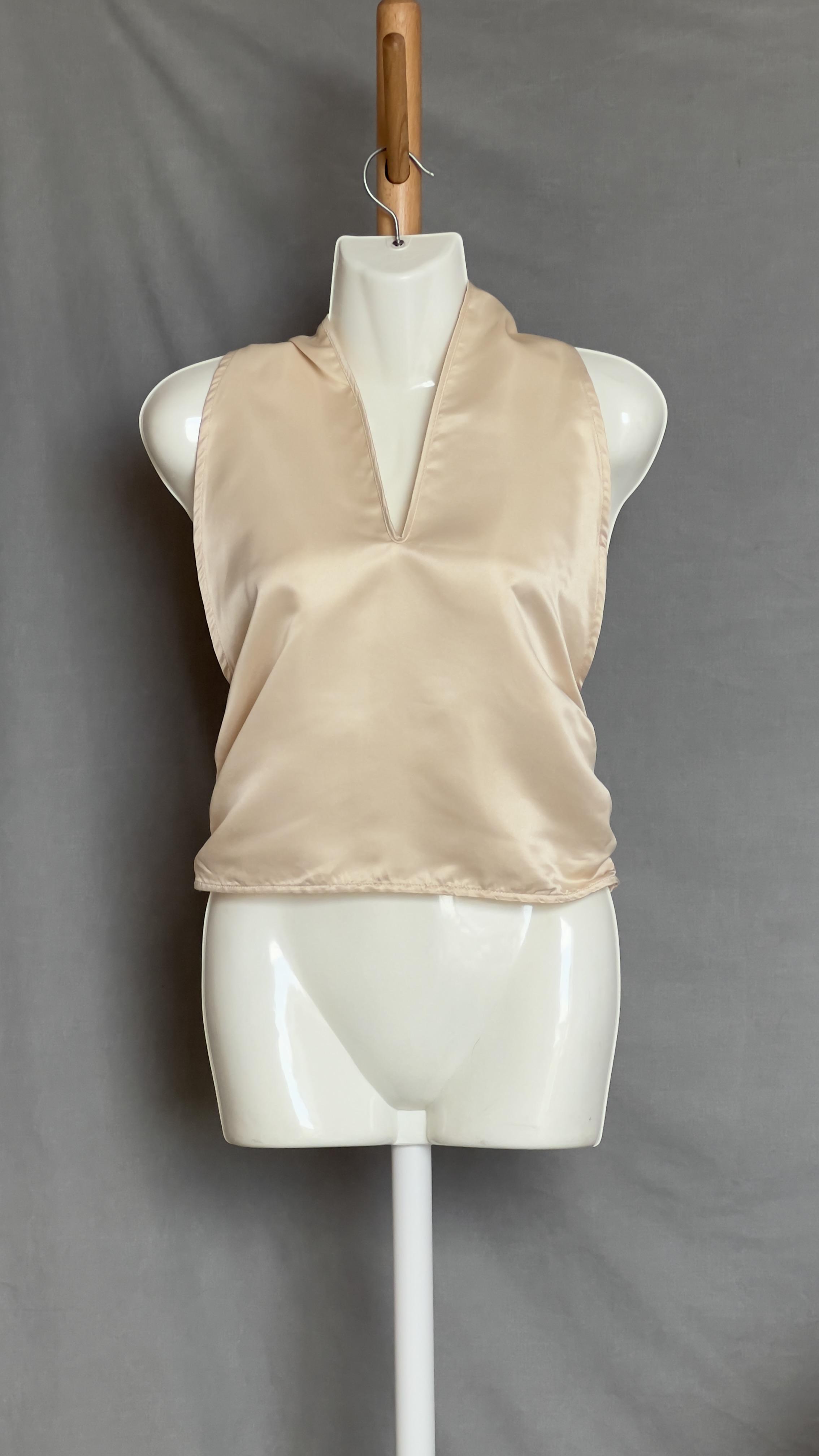 Топ Missguided сатиновий L Кремовий (7681340)