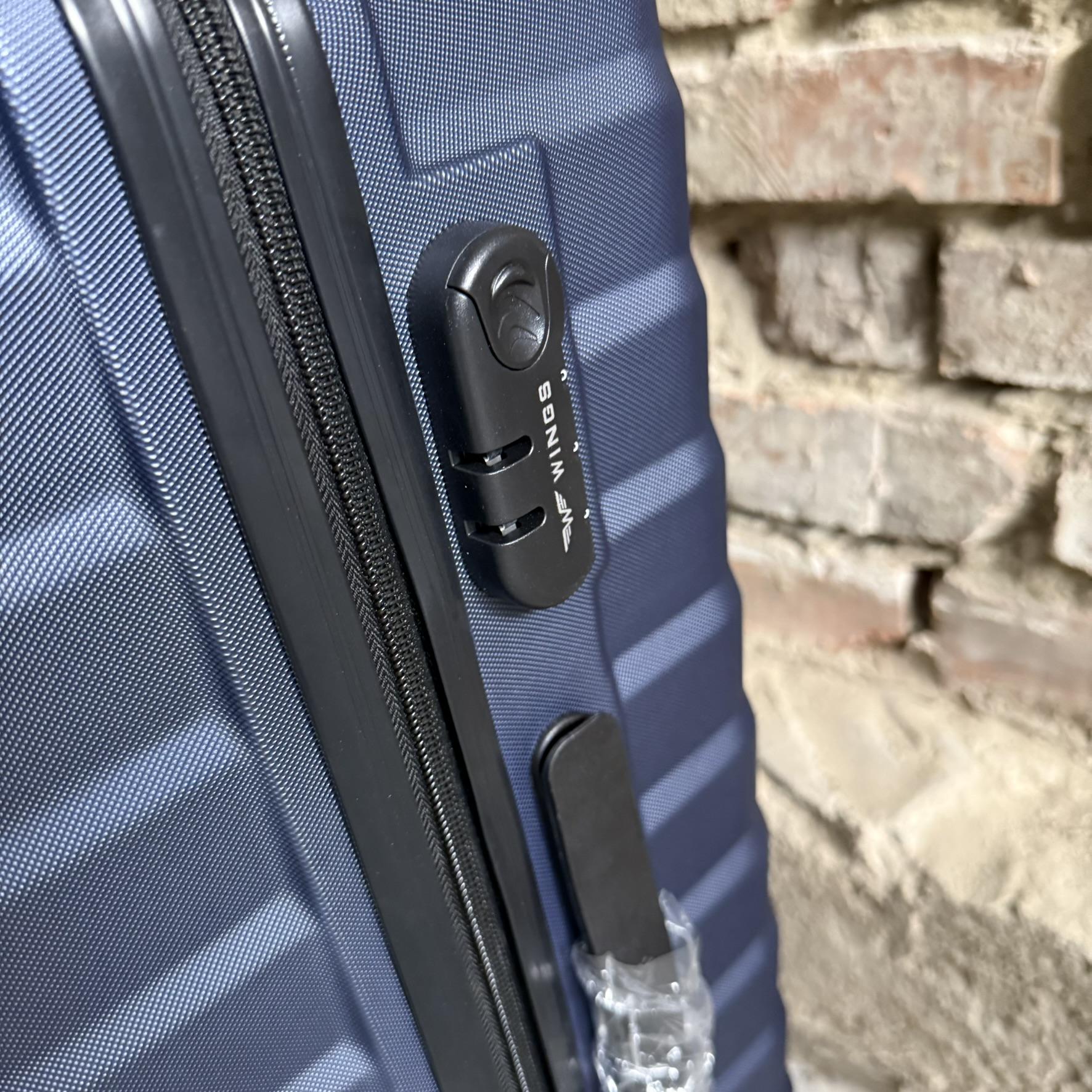 Чемодан Wings PEA01 дорожный М Синий (26557314) - фото 7 Чемодан Wings PEA01 дорожный М Синий (26557314) - фото 7