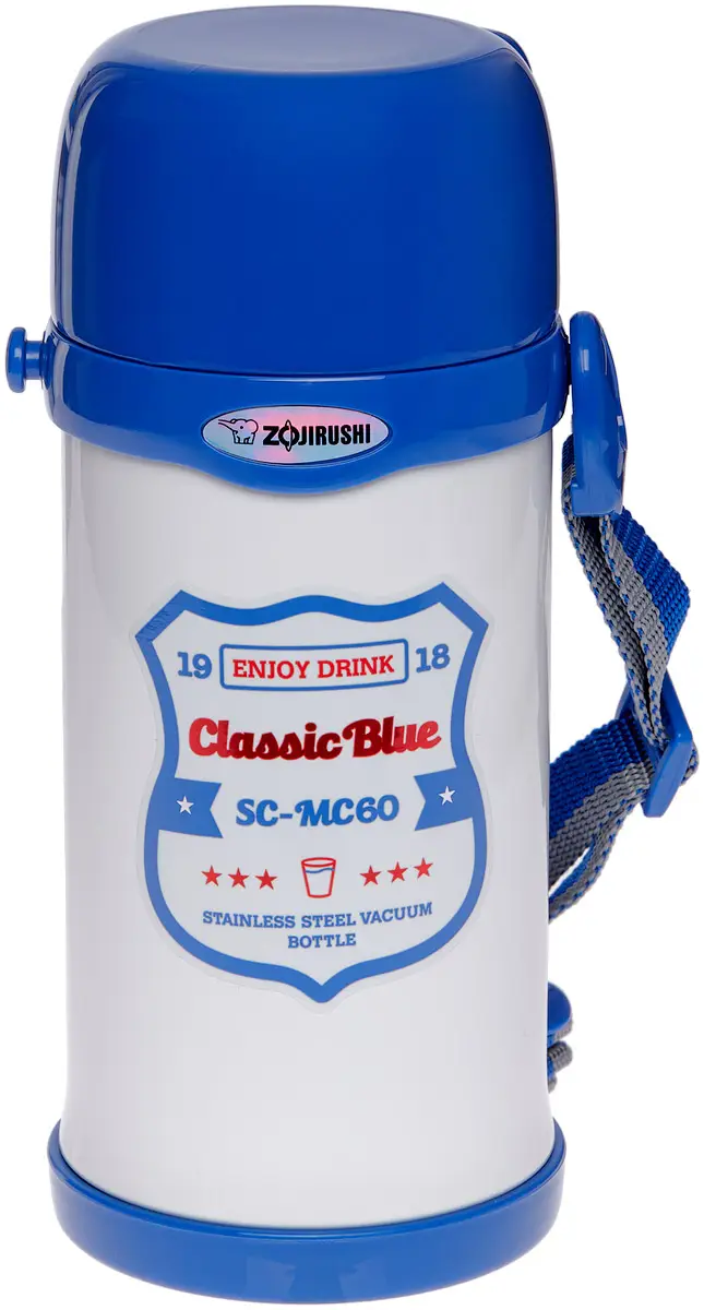 Термос Zojirushi SC-MC60WA детский 0,6 л Белый/Синий (1678-05-27)
