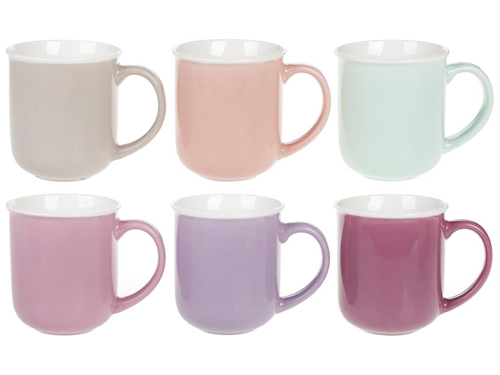 Чашка Лавандовое поле 6 дизайнов 380 мл набор 6 шт. (BDI-432-008)