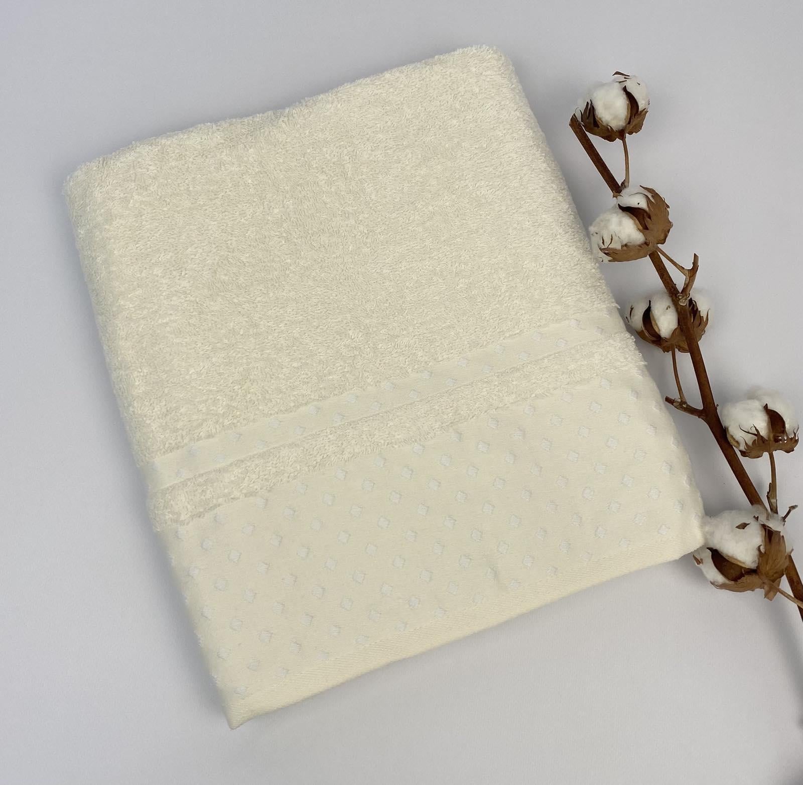 Полотенце Cottonize 70x140 см cod 138 Молочный (CN16074)