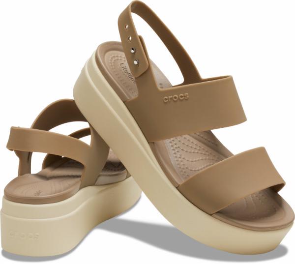 Босоножки Crocs Brooklyn Low р. W10/EUR 40-41 Khaki/Bone (12540383)