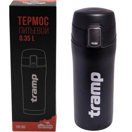 Термос Tramp Expedition Line для напитков 6,5х8х19,5 см 0,35 л (TRC-106-black) - фото 3