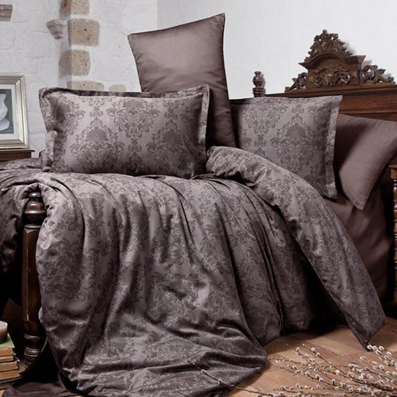 Комплект постельного белья Aran Clasy Kavala V1 евро сатин