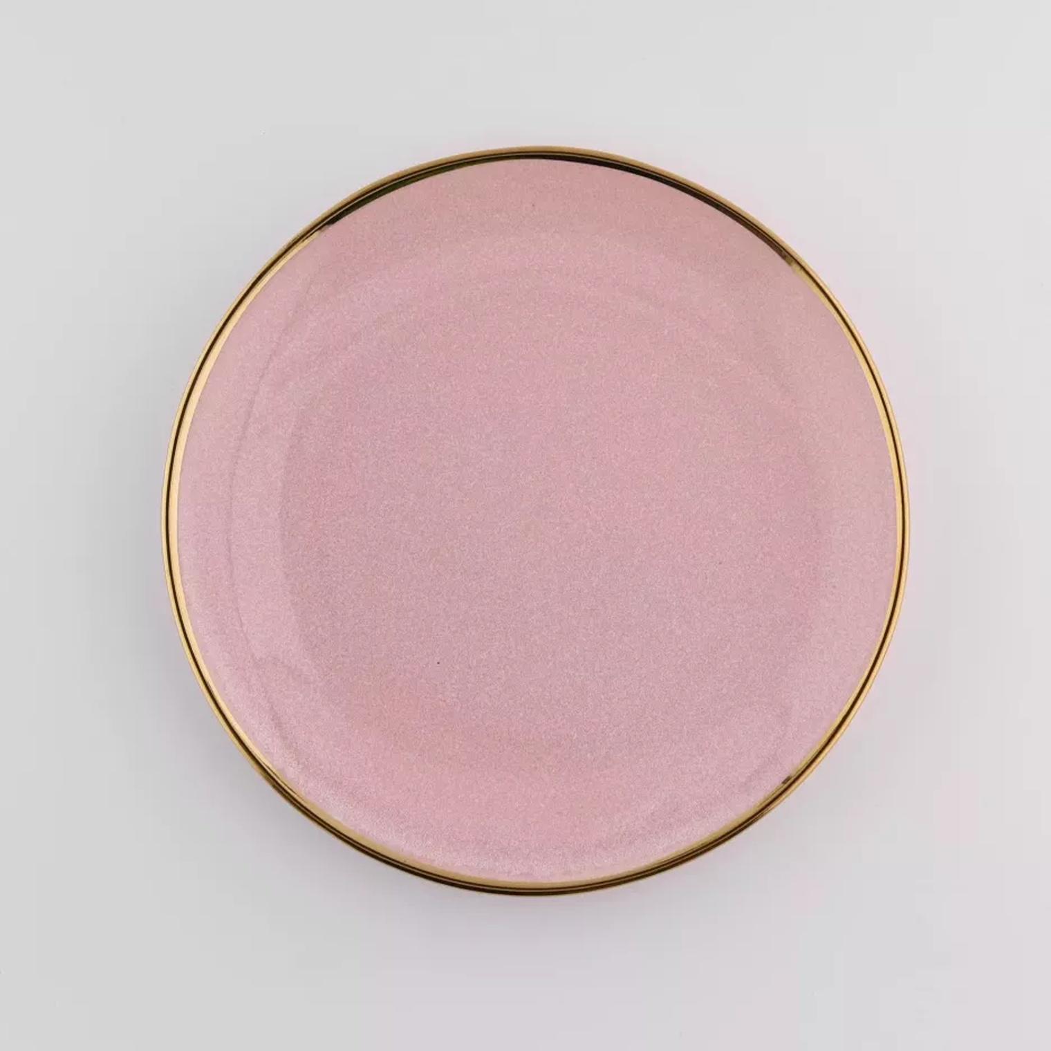 Тарелка десертная DUKA SIREN 21 см Розовый (1219813) - фото 2 Тарелка десертная DUKA SIREN 21 см Розовый (1219813) - фото 2