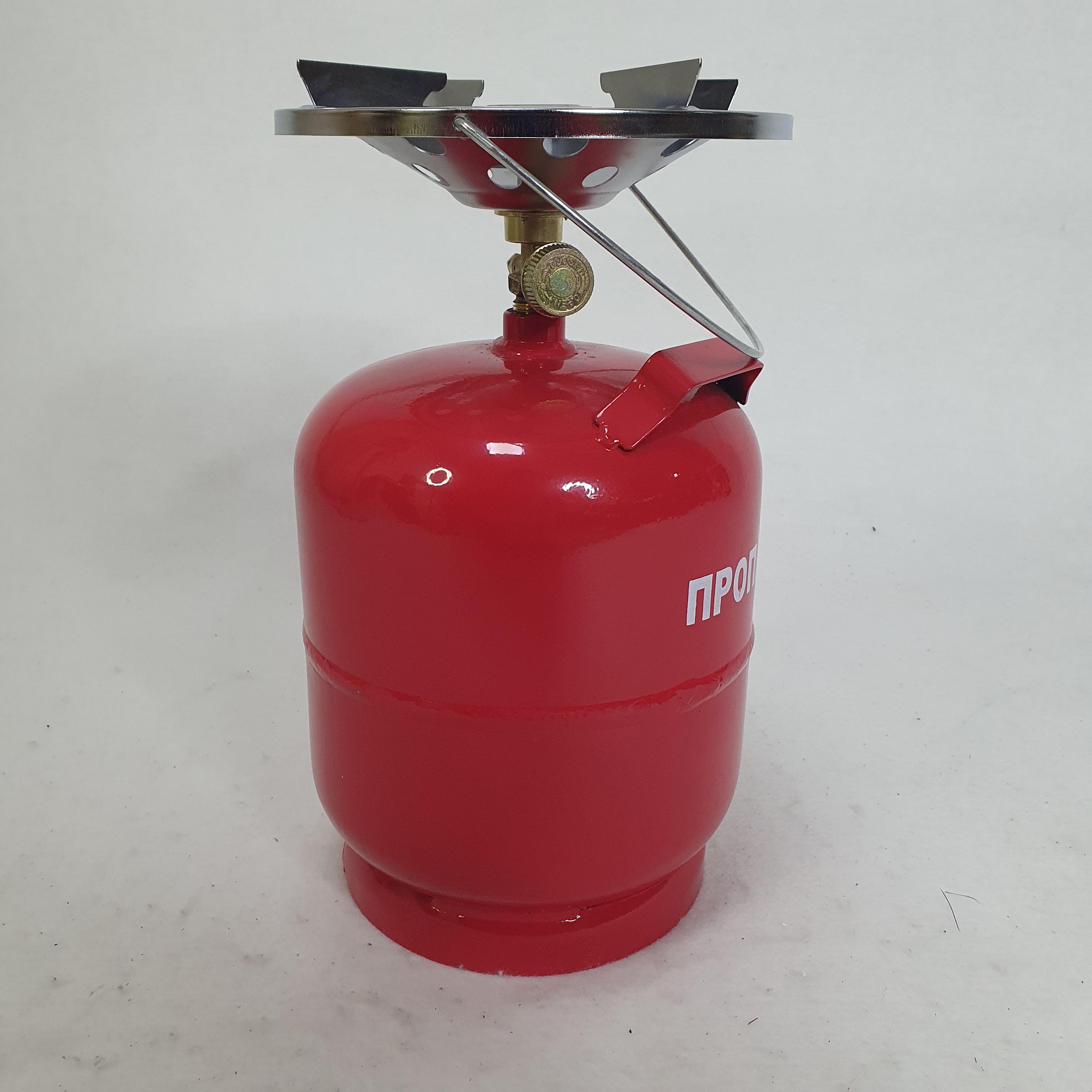 Баллон газовый туристический 2200 Вт с горелкой 8 л (BG-08) - фото 9