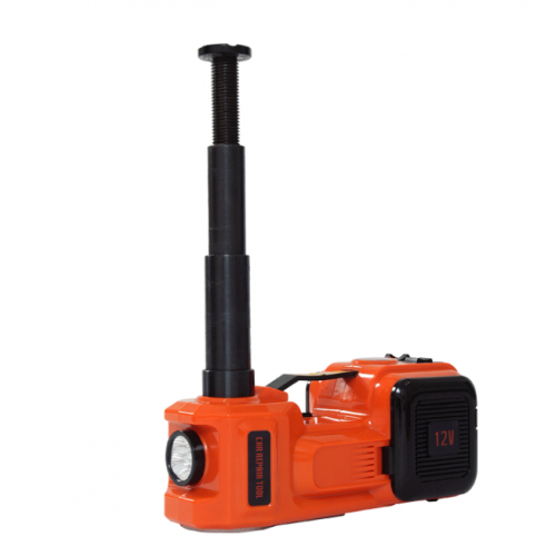 Домкрат электрический SmartUs 12V 3в1 с компрессором и фонарем 3,5 т 180W